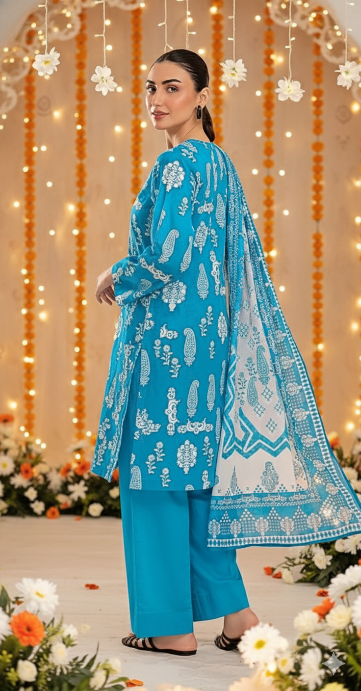 Gul Ahmed Winter Collection β Earth Crust Volume 04 (3 Piece Printed Linen β B-52002)