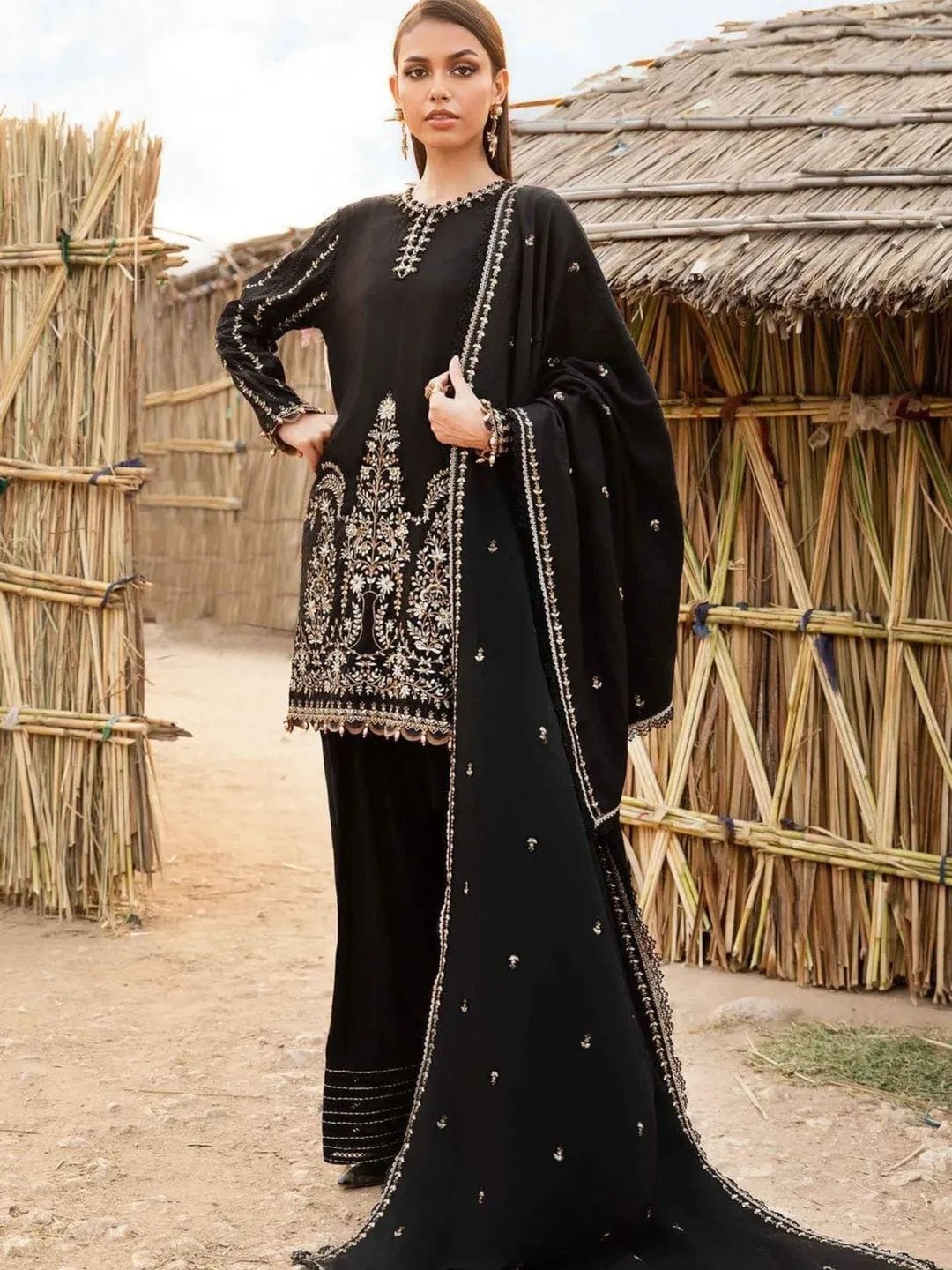 Lawn Embroidered Luxury Unstitched 3pc