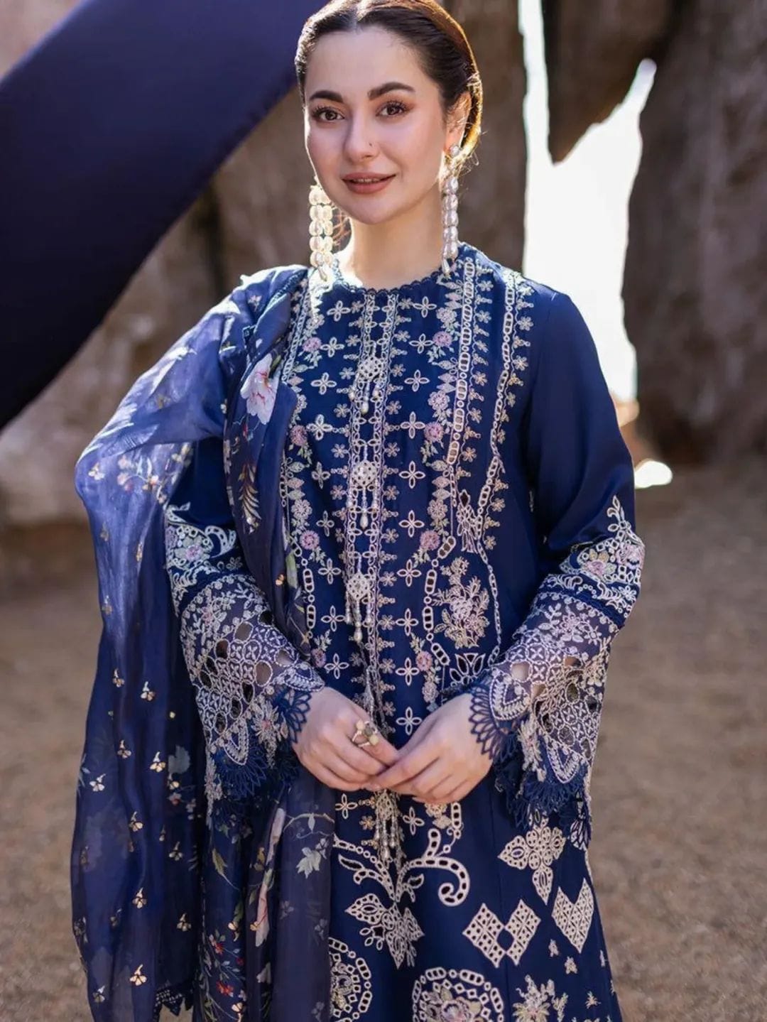 Lawn Chikankari Embroidered Luxury Patch Work Unstitched 3pc