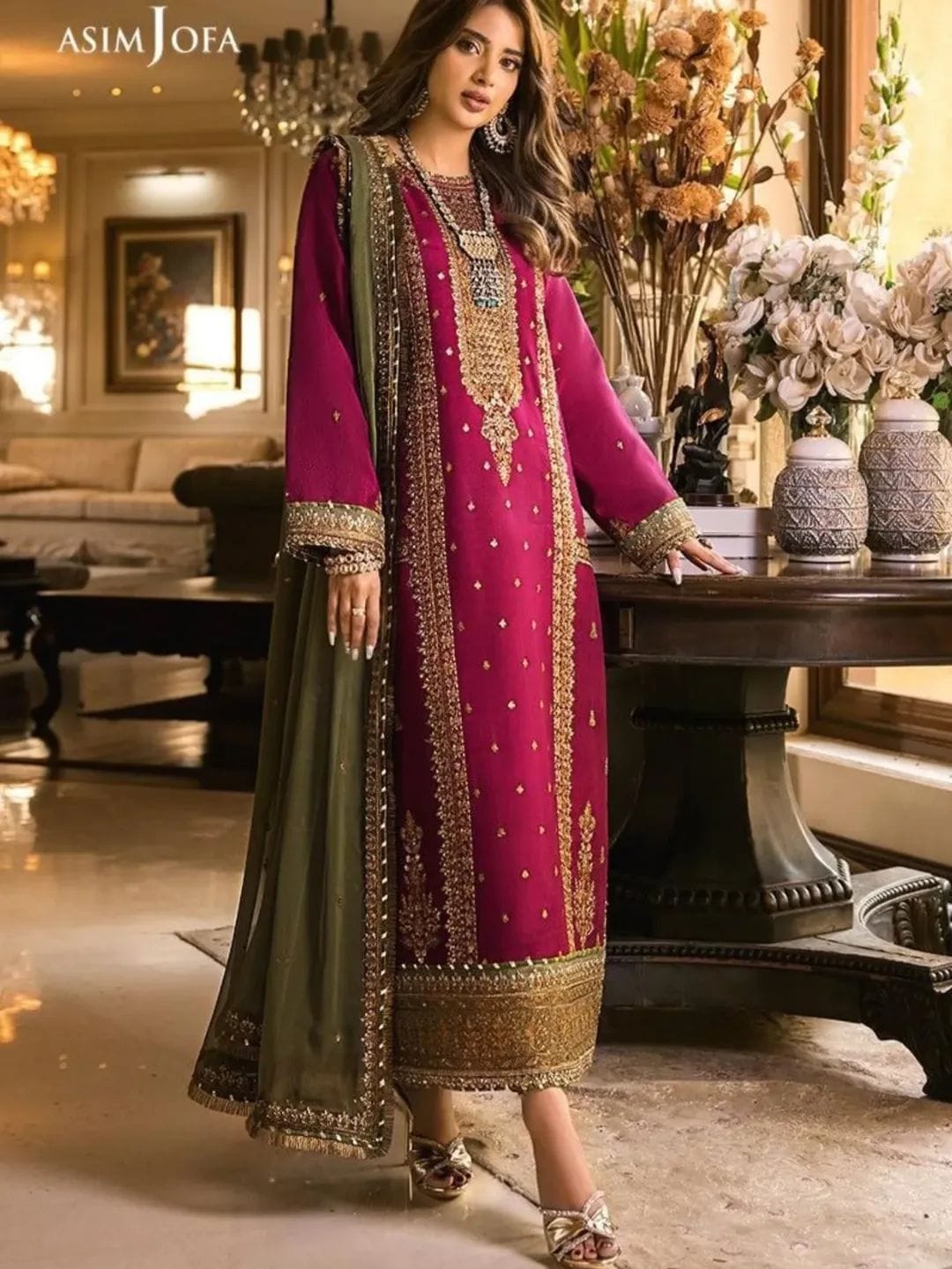 Chiffon Embroidered Luxury Unstitched 3Pc