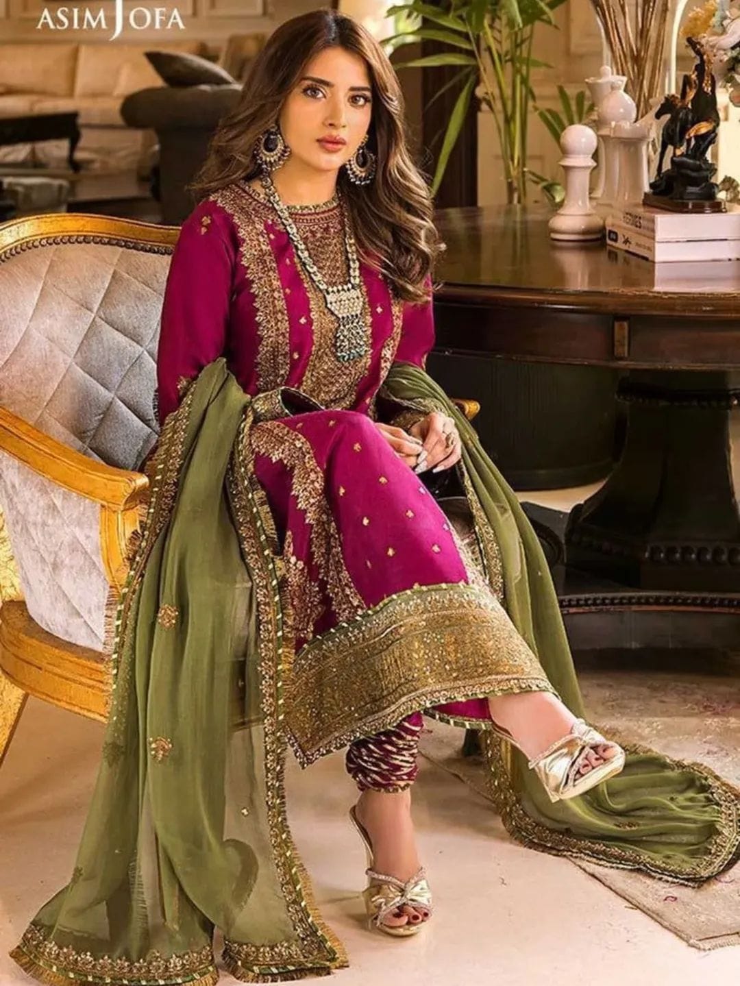 Chiffon Embroidered Luxury Unstitched 3Pc