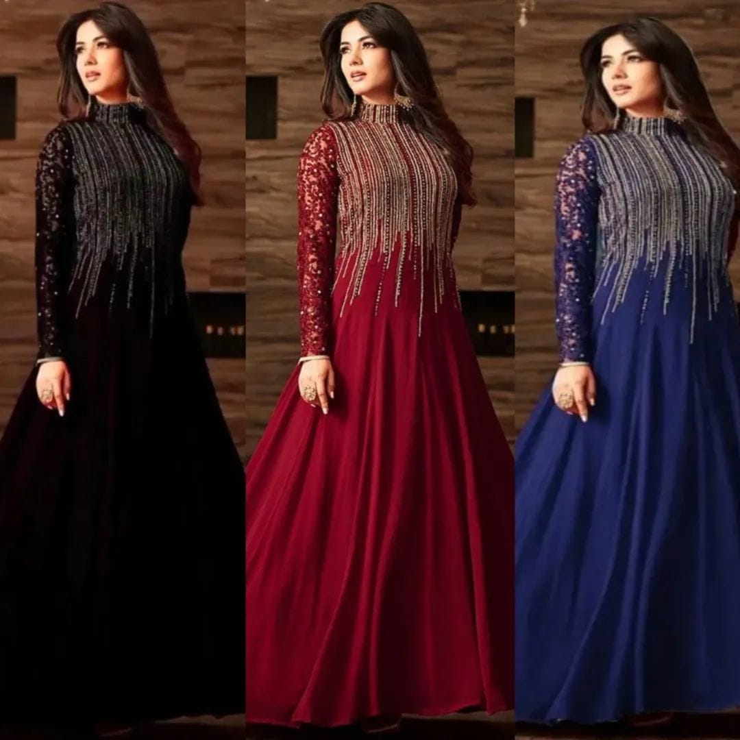 INDIAN MAXI premium 3pc unstitched collection